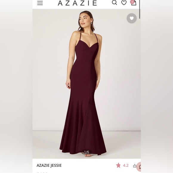 New with tags azazie dress - Picture 4 of 5